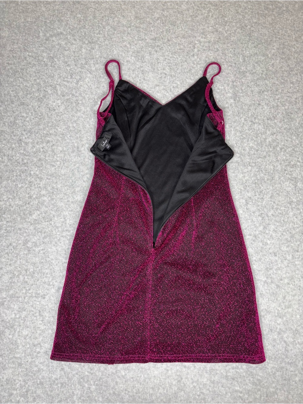 Lulus Pink Sparkly Mini Dress XS Party Bodycon - Picture 7 of 7